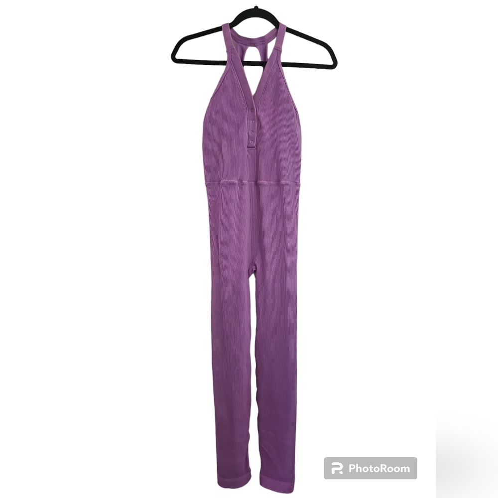 Free People Happiness Runs Henley Onesie Sz M/L - Picture 4 of 5